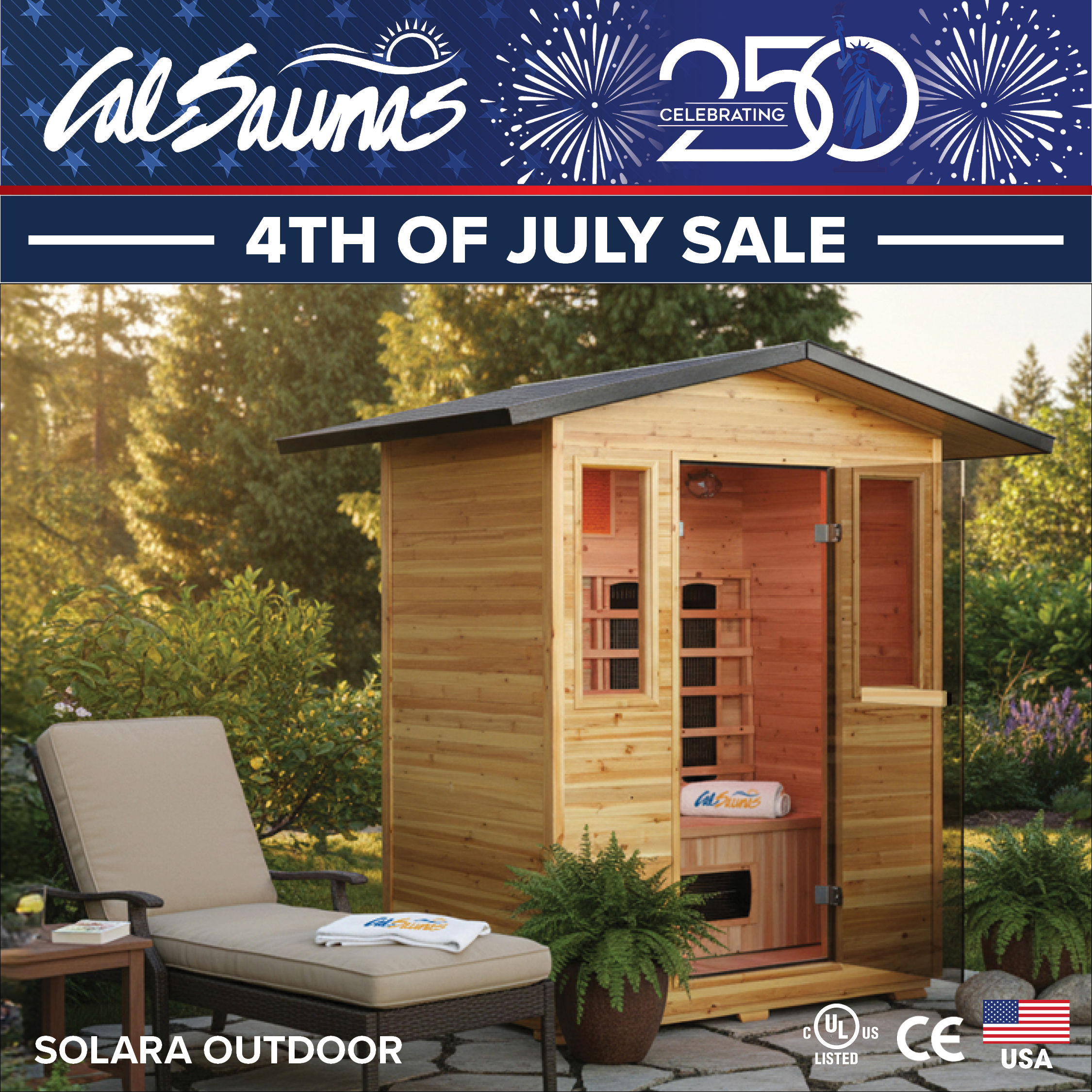 Calspas hot tub being used in a family setting - Ludlow