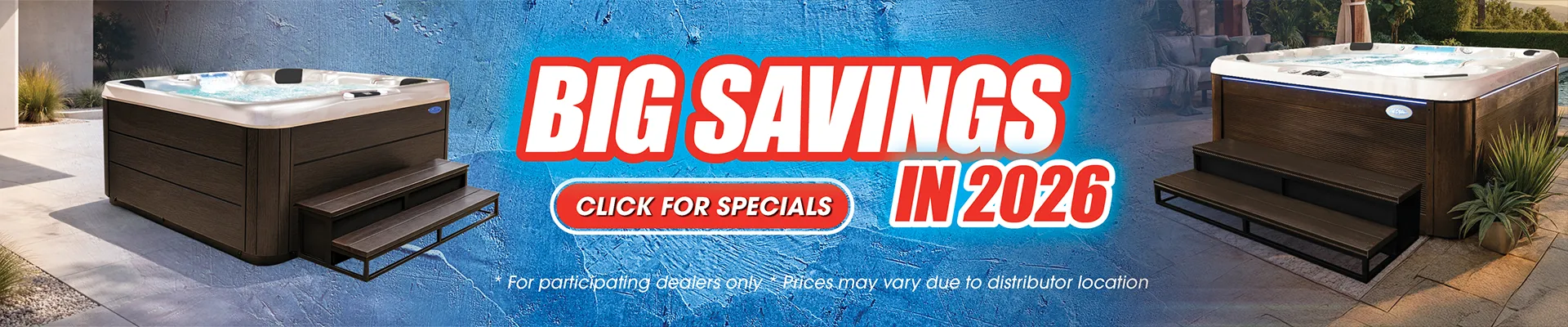 Calspas hot tub being used in a family setting - Ludlow